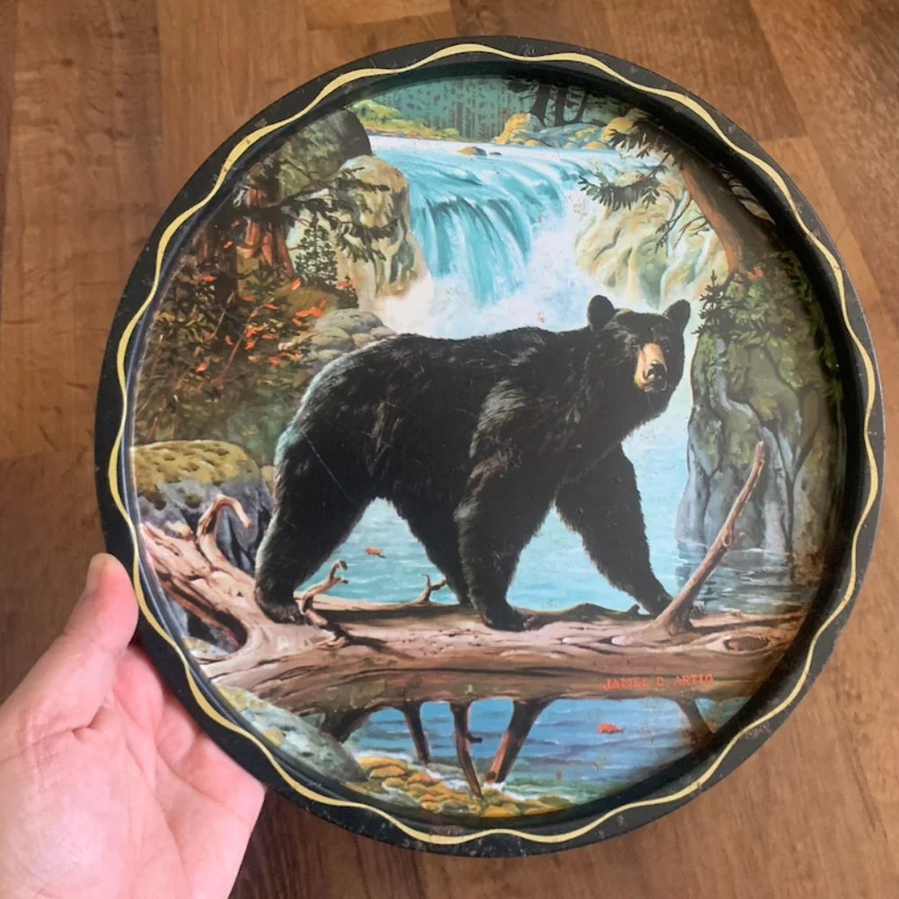 60s James L Artig Bear Tray